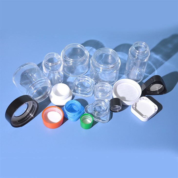 Child Proof Glass Jar With CR Lid